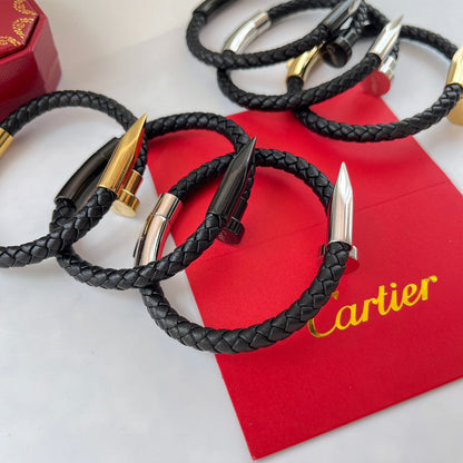 Pulsera de cuerda trenzada para uñas