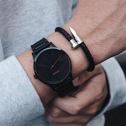 Pulsera de cuerda trenzada para uñas
