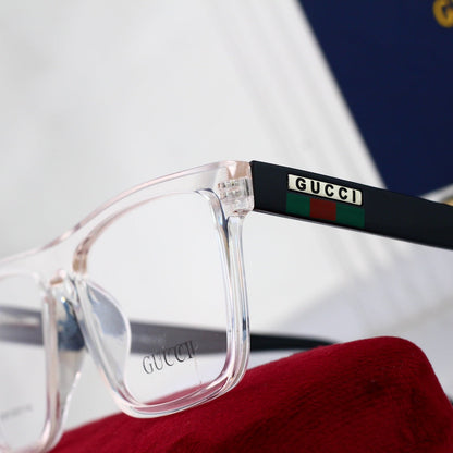 Gafas de moda unisex con montura de rayas