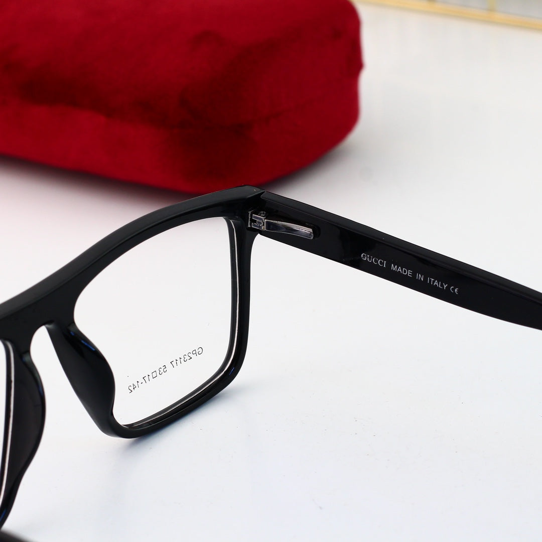 Gafas de moda unisex con montura de rayas