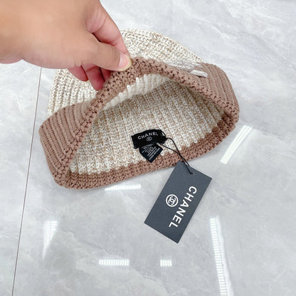 Ensemble bonnet tricoté tendance + écharpe