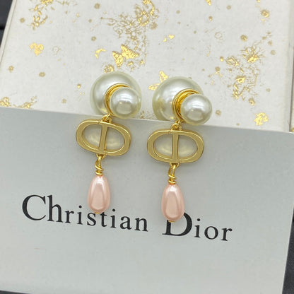 Pendientes Colgantes Perla Gota de Agua