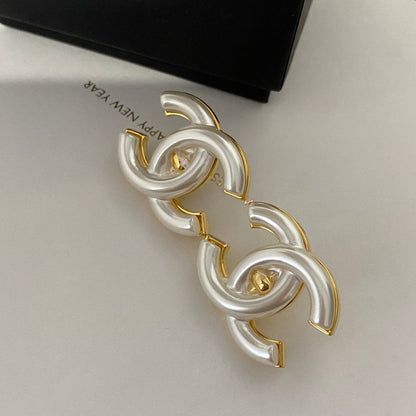 Pendientes Retro Blancos Elegantes