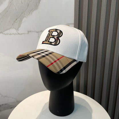 Casquette de baseball unisexe à carreaux brodés en 3D