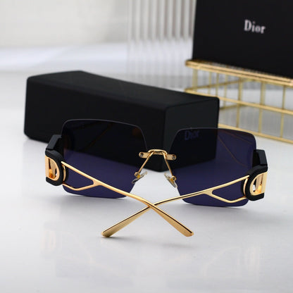 Gafas de sol cuadradas metálicas de moda CD