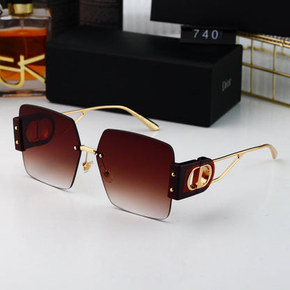 Gafas de sol cuadradas metálicas de moda CD