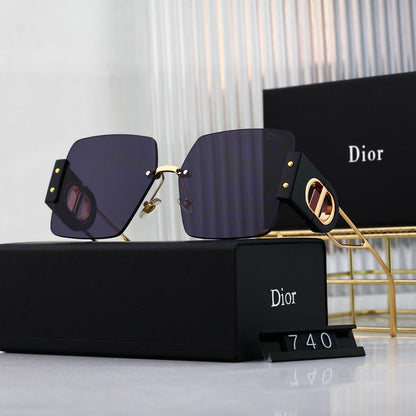 Gafas de sol cuadradas metálicas de moda CD