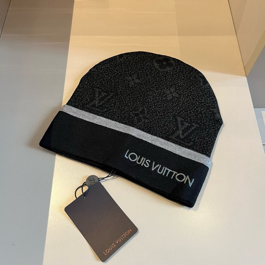 Gorro unisex moderno de lana en relieve