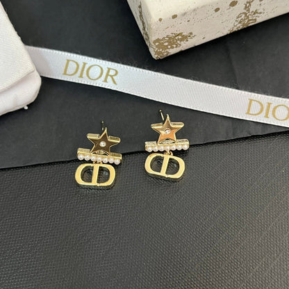 Boucles d'oreilles Petit Star Perles