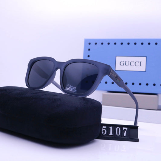 Lunettes de soleil vintage carrées et rectangulaires en caoutchouc