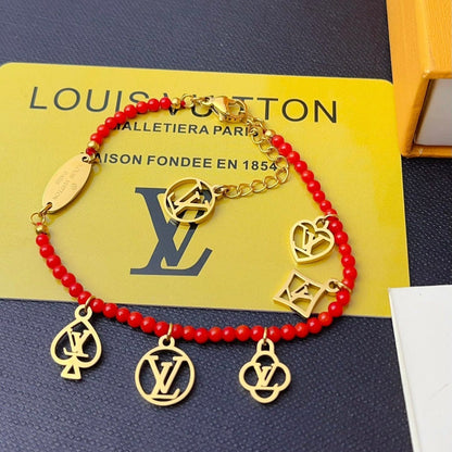 Bracelets Pendentifs Breloques "Game On" rouges
