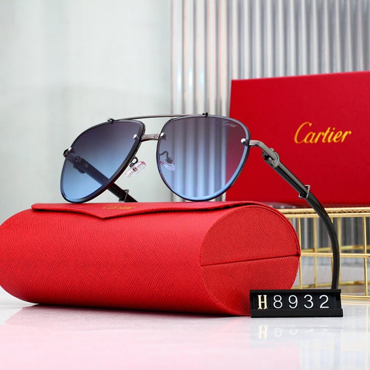 7 Color Panther Decor Aviator Sunglasses H8932