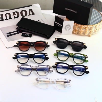 7 Color Square Sunglasses, Cross Detail UV400 Polarized Fashion Shades 1777
