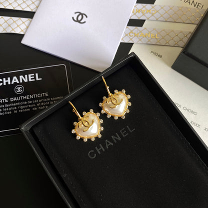 Pendientes de moda de corazón de amor extraíbles
