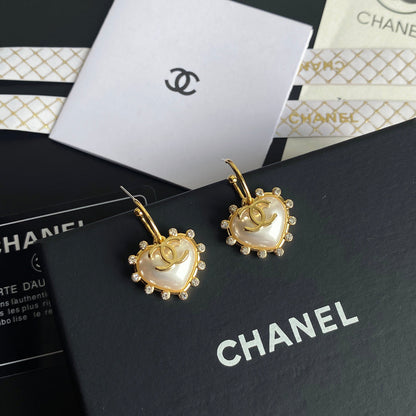Pendientes de moda de corazón de amor extraíbles