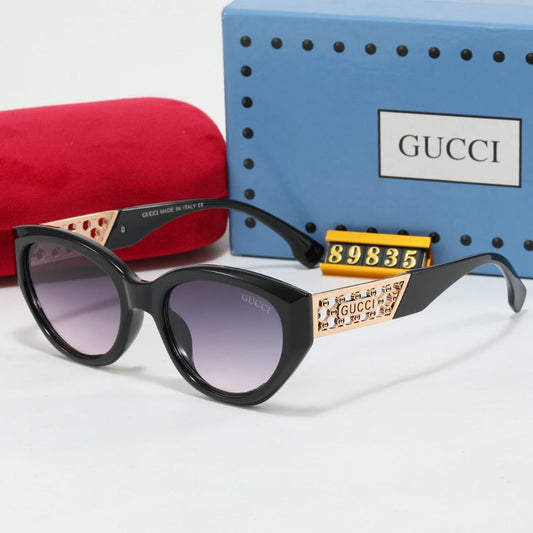 Lunettes de soleil rétro en métal creux