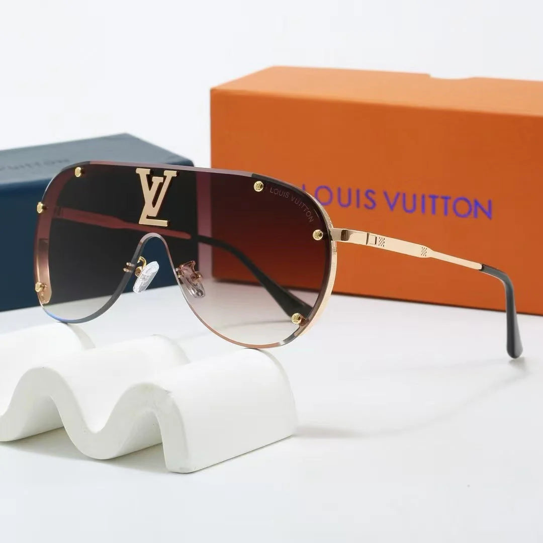Oversized metal sunglasses