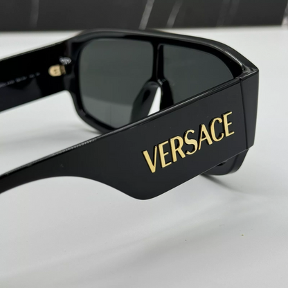 Gafas de sol unisex de una pieza con montura grande y a la moda