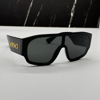 Gafas de sol unisex de una pieza con montura grande y a la moda