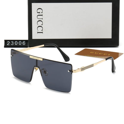 Gafas de sol HD cuadradas de una pieza con montura grande