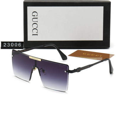 Gafas de sol HD cuadradas de una pieza con montura grande