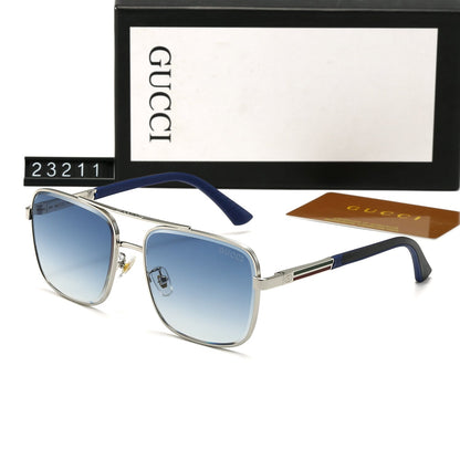 Gafas de sol polarizadas de metal a la moda