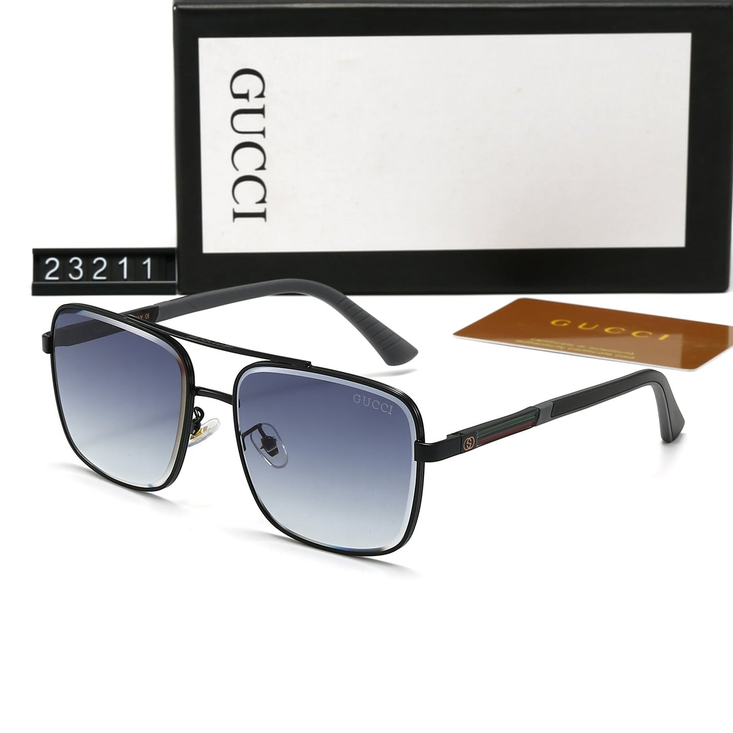 Gafas de sol polarizadas de metal a la moda