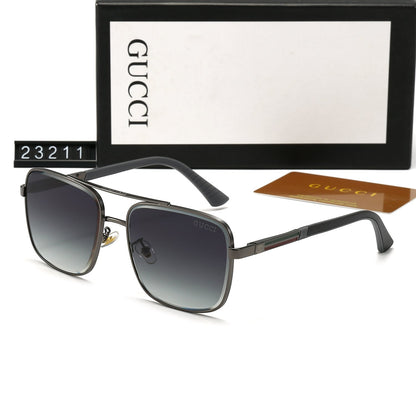 Gafas de sol polarizadas de metal a la moda