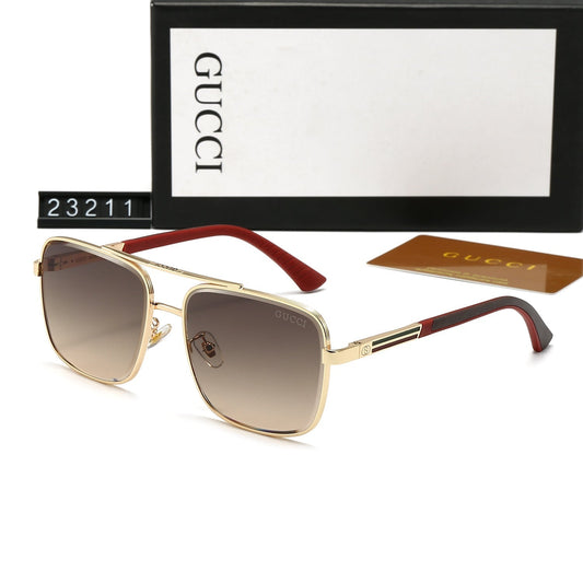 Lunettes de soleil polarisées en métal fashion
