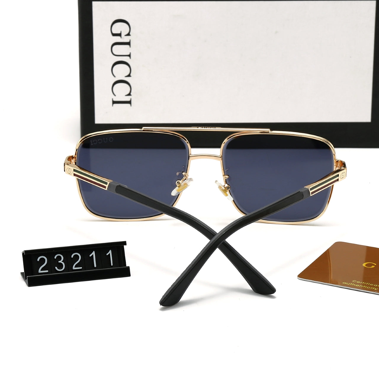 Gafas de sol polarizadas de metal a la moda