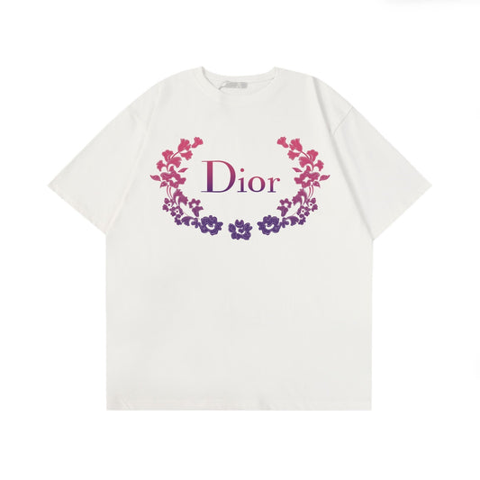 T-shirt imprimé floral créatif