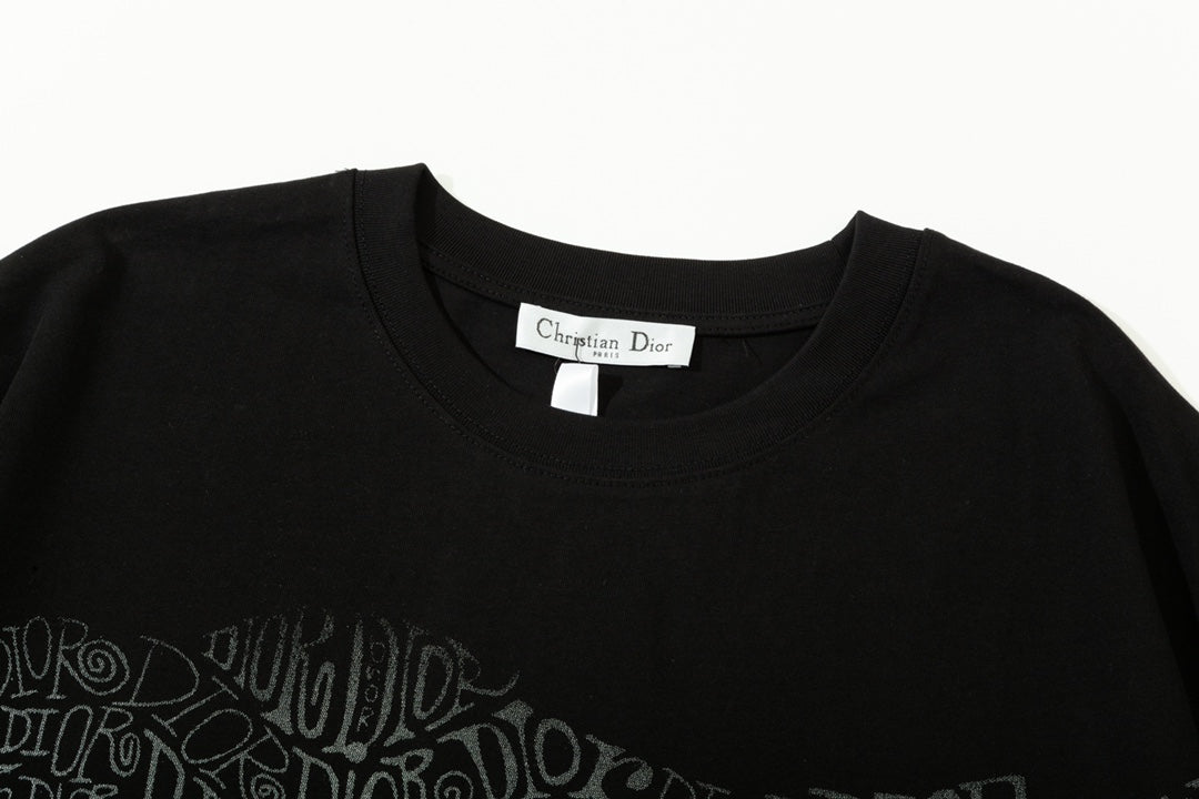 Camiseta con pulverizador directo de estampado degradado