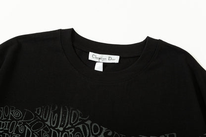 Camiseta con pulverizador directo de estampado degradado