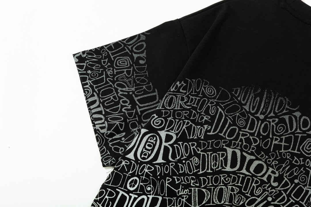 Camiseta con pulverizador directo de estampado degradado