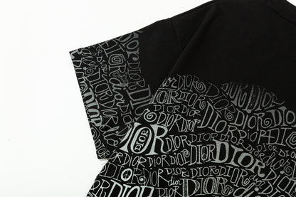 Camiseta con pulverizador directo de estampado degradado