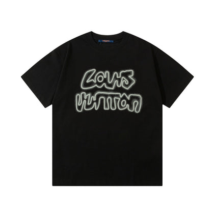 T-shirt imprimé mousse lettres