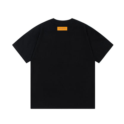 T-shirt imprimé mousse lettres