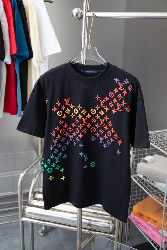 T-shirt presbyte à imprimé dégradé