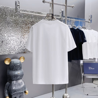 Camiseta Clásica con Estampado de Letras