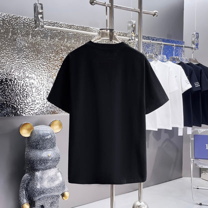 Camiseta Clásica con Estampado de Letras