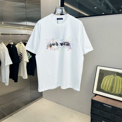 T-shirt imprimé arc-en-ciel