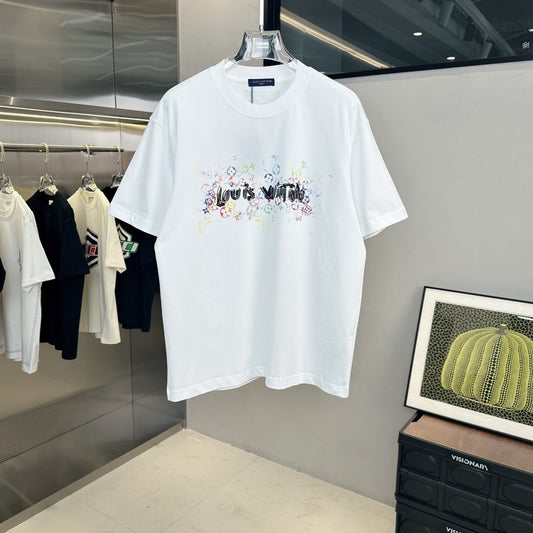 T-shirt imprimé arc-en-ciel