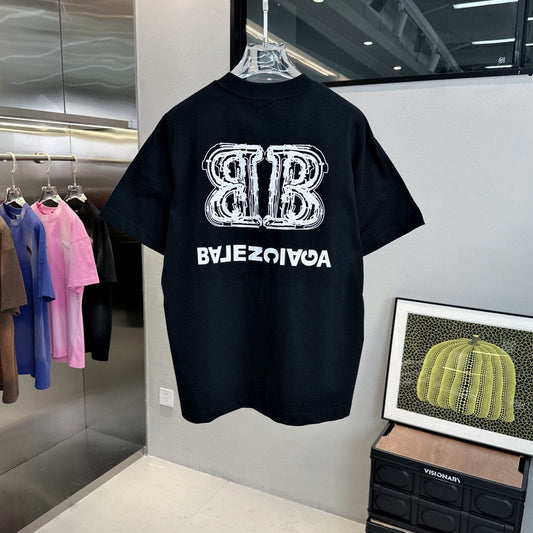 Camiseta con estampado de doble B invertida