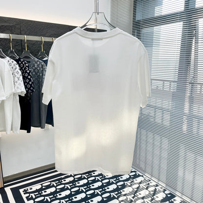 Camiseta con estampado de pegamento