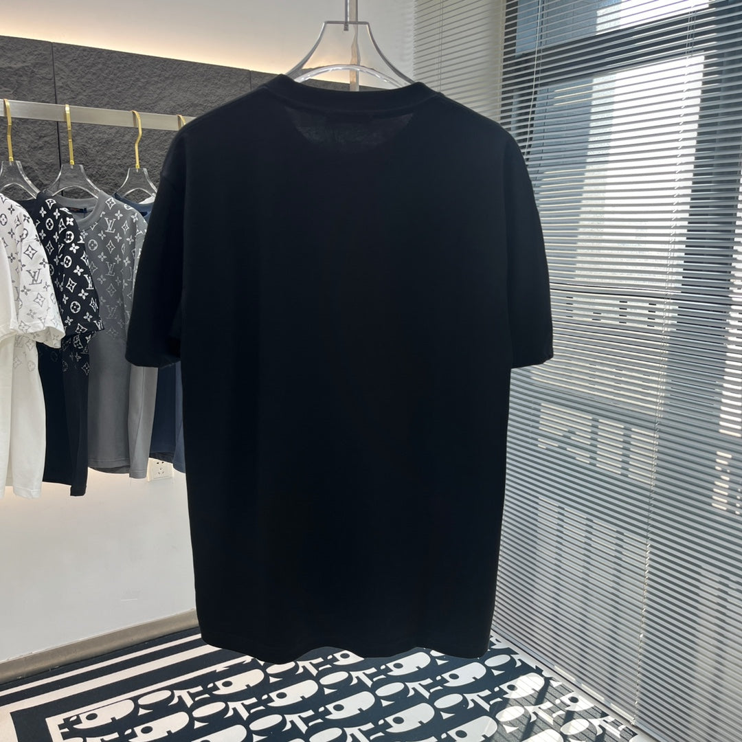 Camiseta con estampado de pegamento