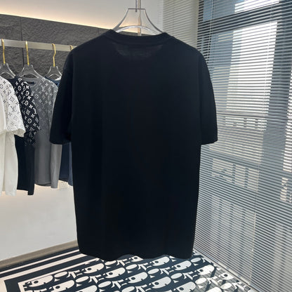 Camiseta con estampado de pegamento