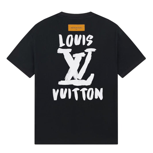 T-shirt classique imprimé devant et derrière