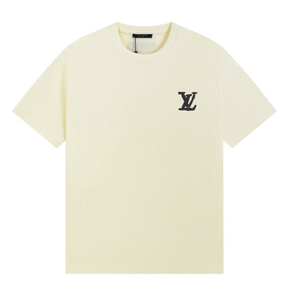 Camiseta Clásica Estampada Delantera Y Trasera