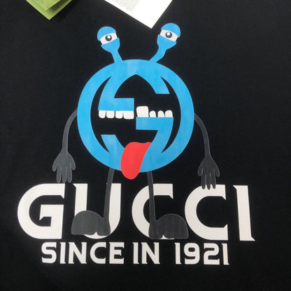 T-shirt imprimé personnages de dessins animés amusants