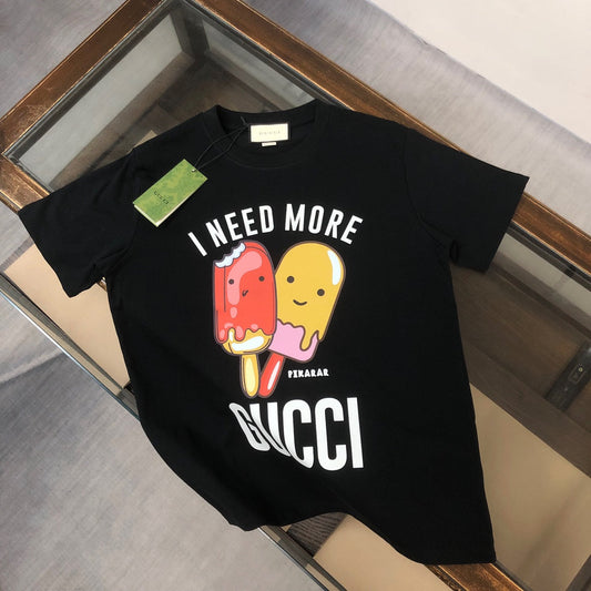 T-shirt imprimé crème glacée mignonne